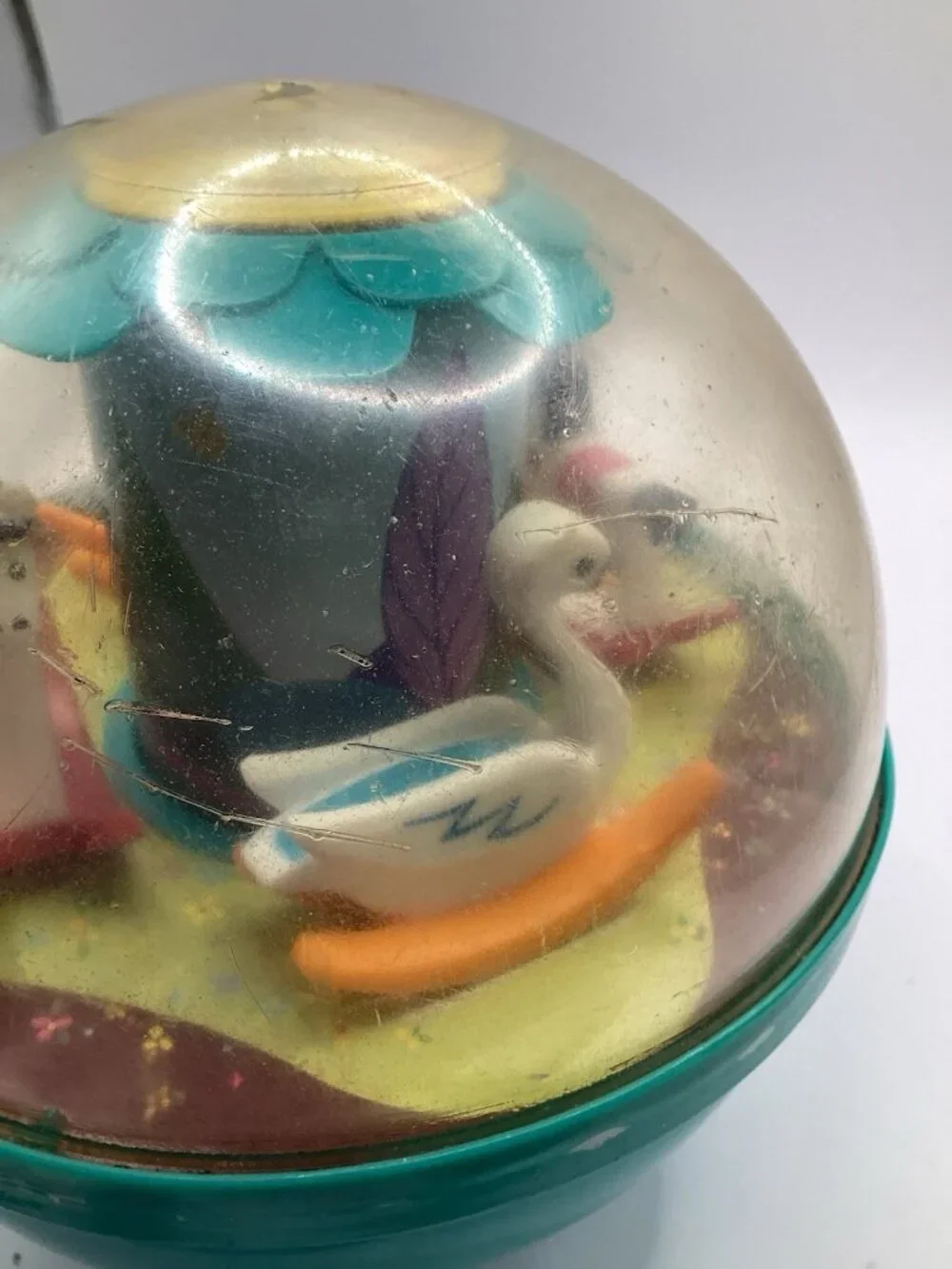 1966 Vintage Fisher Price Roly Poly Chime Ball